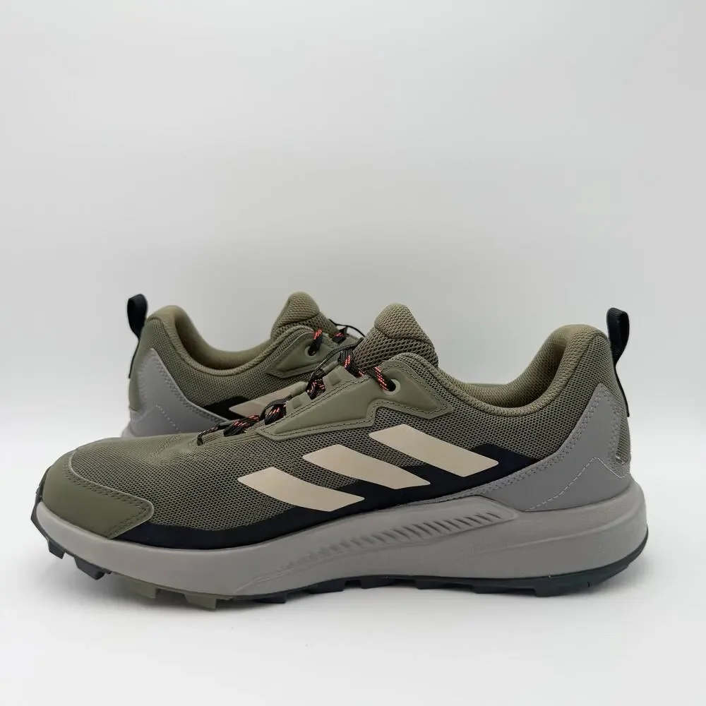 Adidas Mens Terrex Anylander Hiking Shoes Size 10.5 Green Grey Athletic NIB